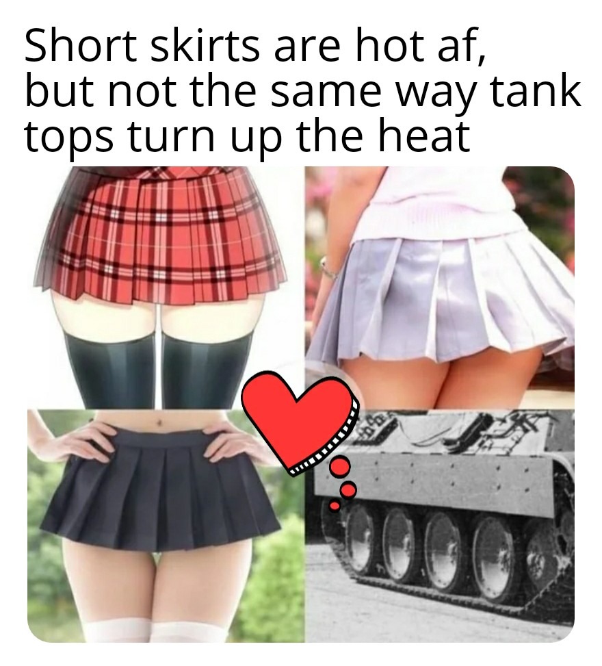 Thicc thighs save lives, but mustard gas will take your breath away - meme