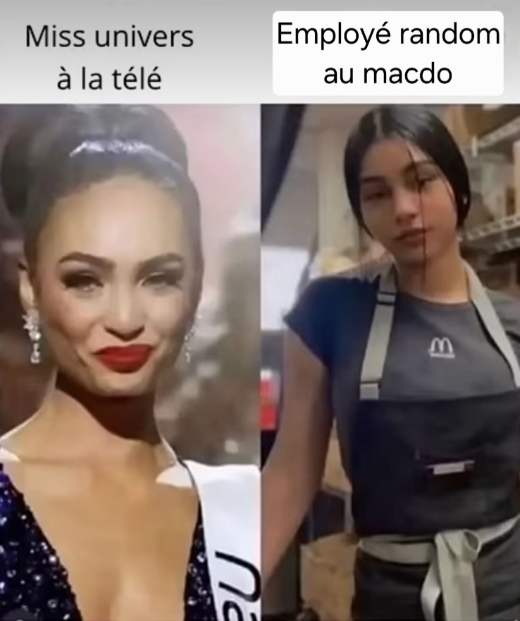 Ya un texte différent parce que la qualité était mauvaise - meme
