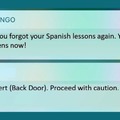 Spanish lesson