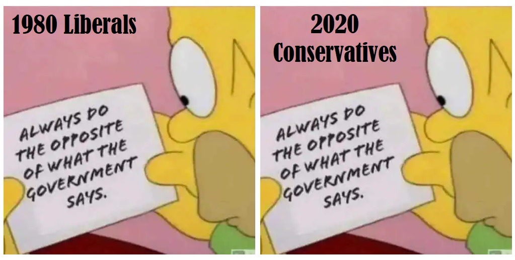Why are so many Conservatives former Liberals? - meme