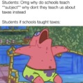 Students if schools taught taxes