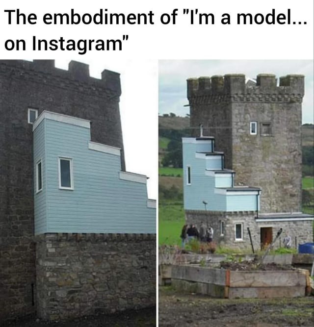 Model on Instagram - meme