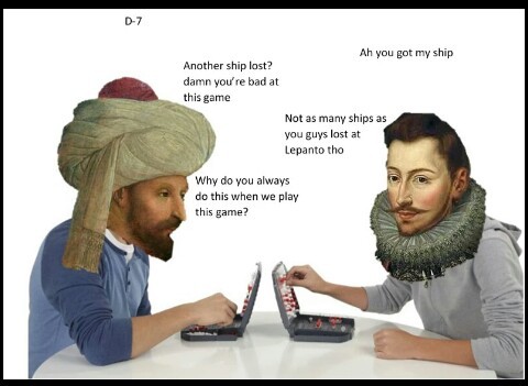 How come no one cares about 10th thru 16th century ship battles? - meme
