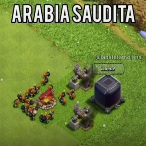 Arabia saudita coc - meme