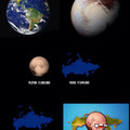 Rusia más grande que Plutón...