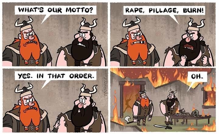 A Vikings Life - meme