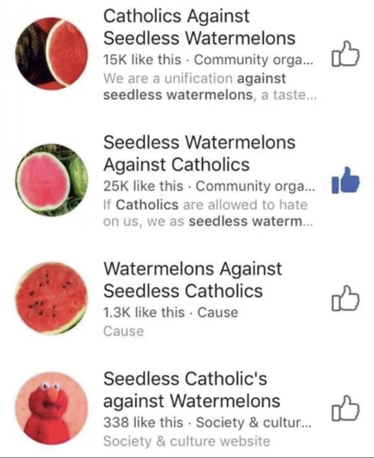 Seedless Catholics - meme
