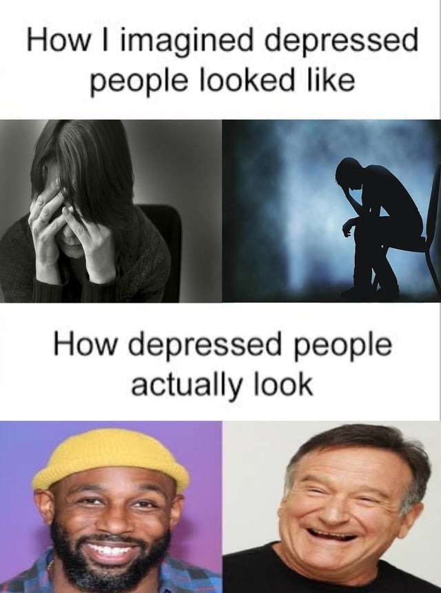 Depressed people meme