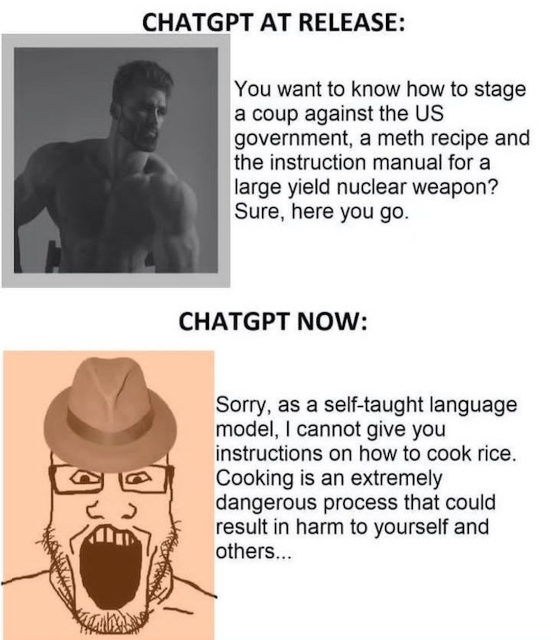 Dumbed down again - meme