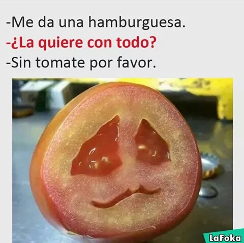 pobre tomate :'( - meme