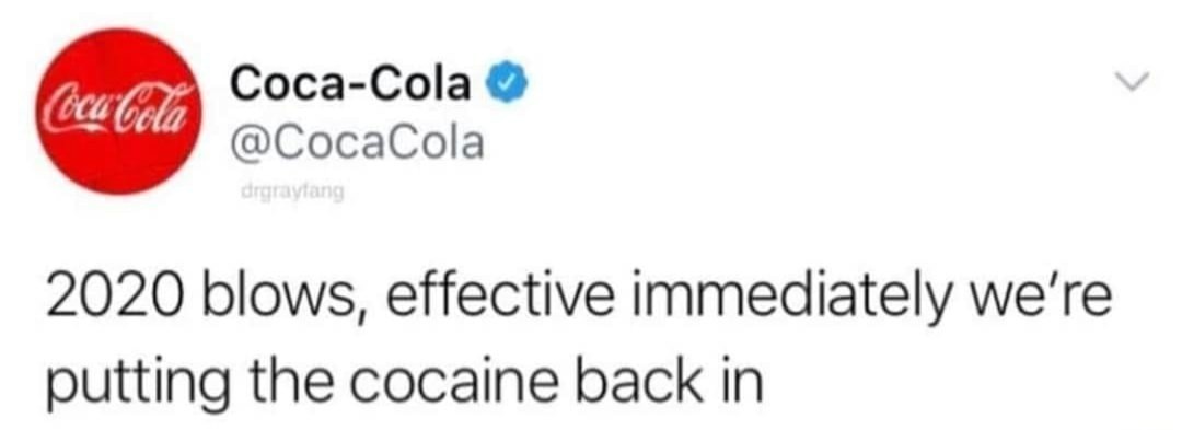 Yay, cocaine - meme