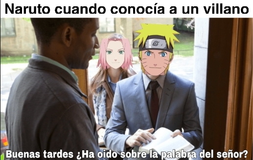 Naruto evangelizador - meme