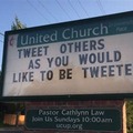 Church Sign Humor - A proverb to live by.