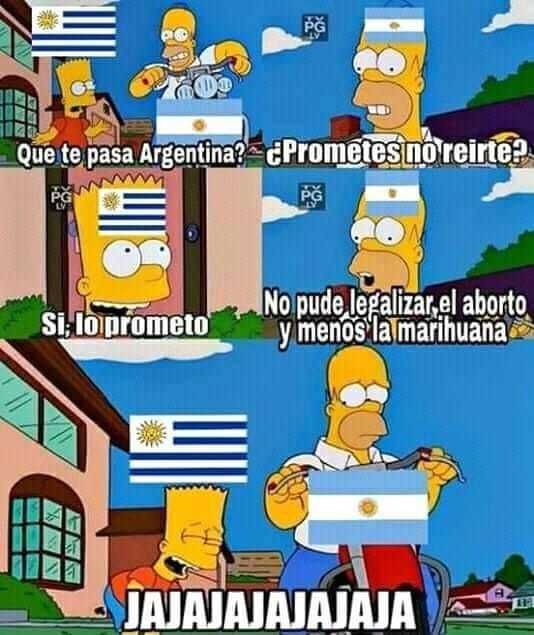 Uruguay se mamo - meme