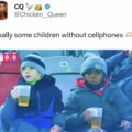 Crianças q não tem celular