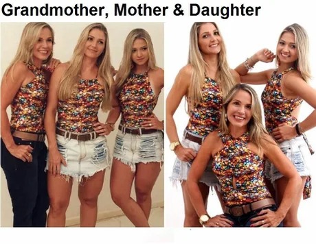 Grandmother, Mother & Daughter - meme