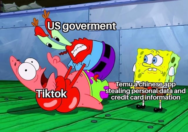 Tiktok is getting banned what about the other apps - meme