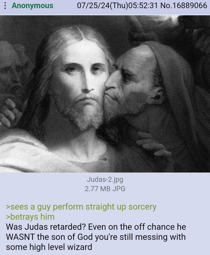 Judas was a tard, confirmed - meme