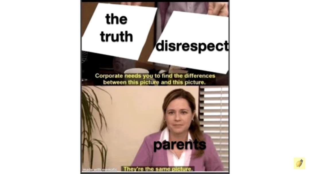 Truth or disrespect - meme