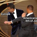 Europeans vs Americans on 4th of July