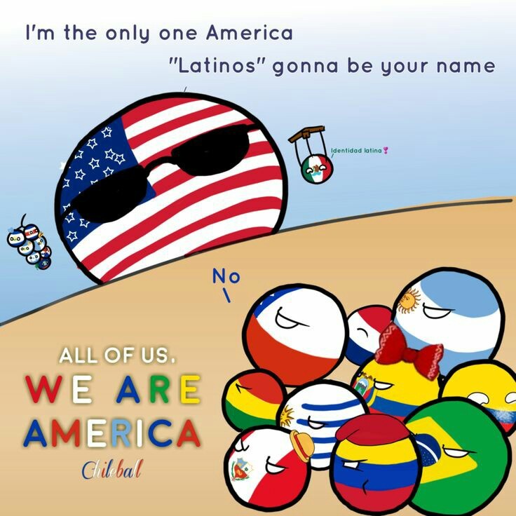 Todos somos america - meme