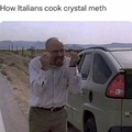 Cómo los italianos cocinan meta