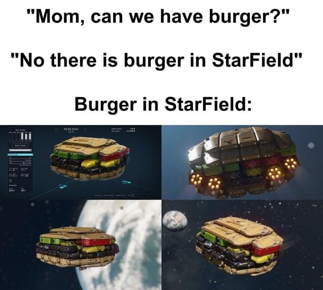 Burger in Starfield - meme