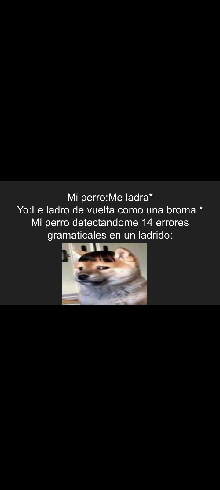 Lo admito, use Presentaciones para hacer el meme
