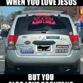 WWJD? He'd have fewer car graphics.