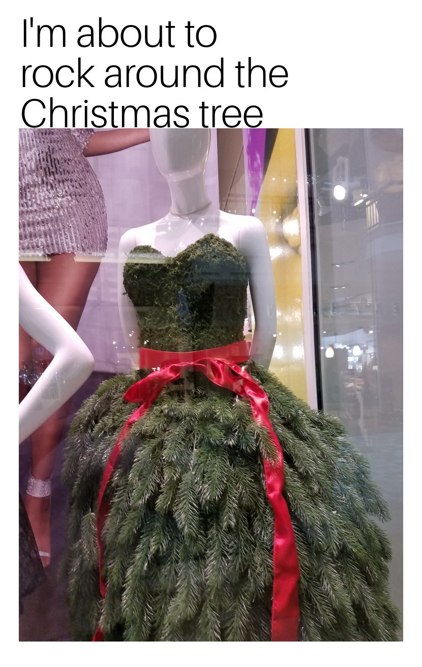 Mall of Ga got some strange dresses right now - meme