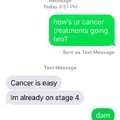 Cancer just a game