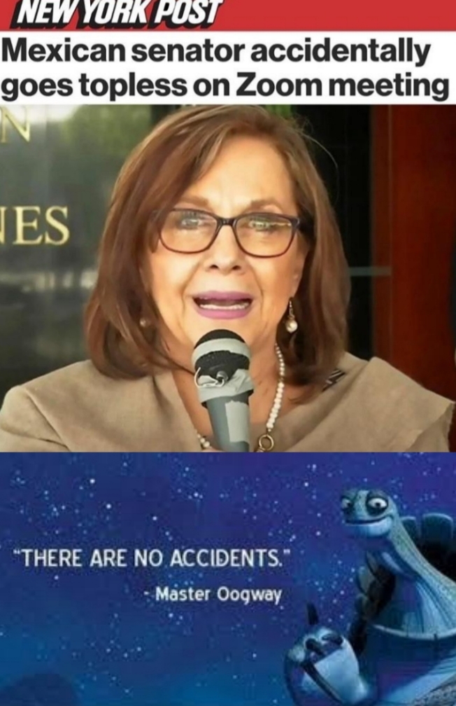 There are no accidents - meme