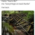 we on track bb