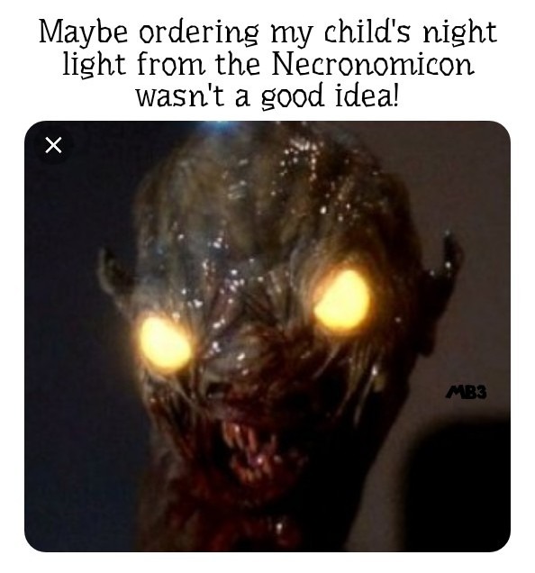Demonic Night Light - meme