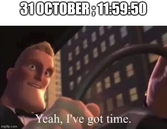 October 31 - meme