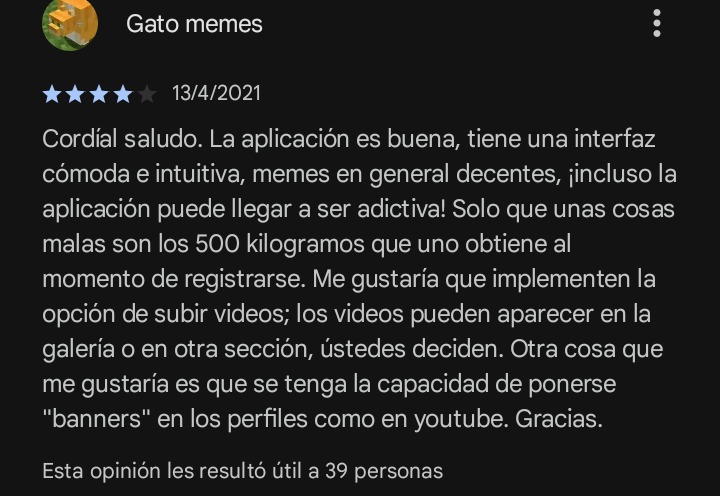 Reseñas de memedroid