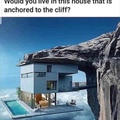 anchored house