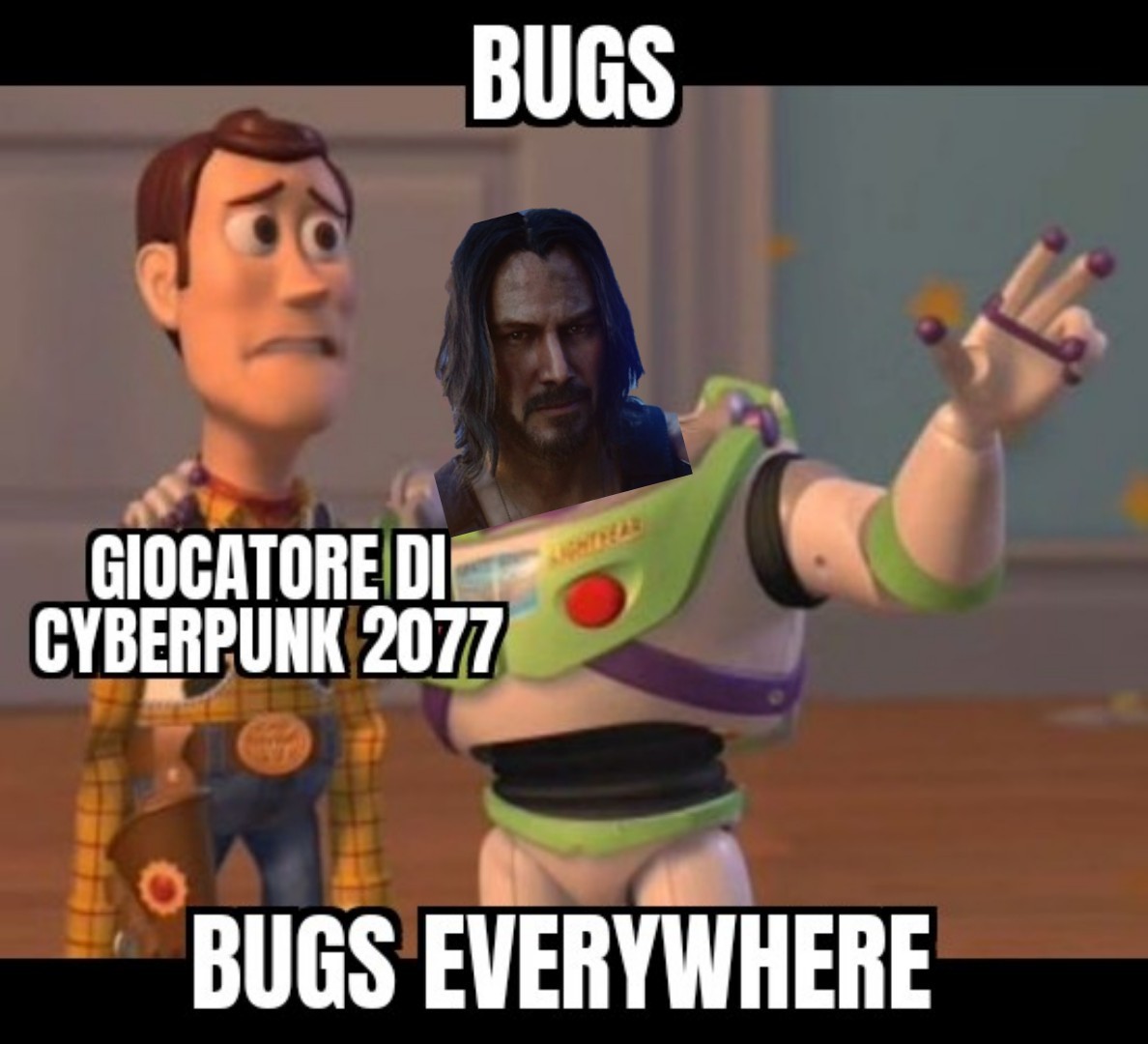 Cyberbugs 2077 - meme