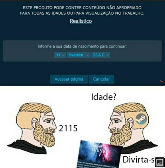 gigachad steam - meme