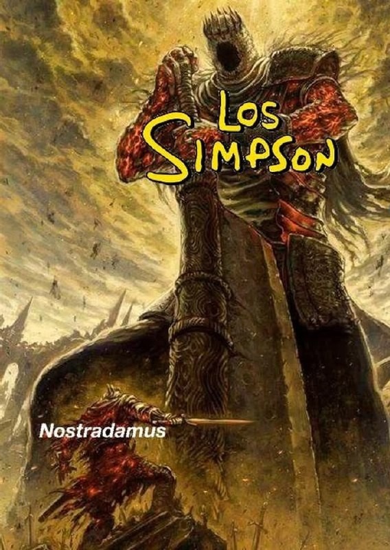 Los Simpsons modo Nostradamus otra vez - meme