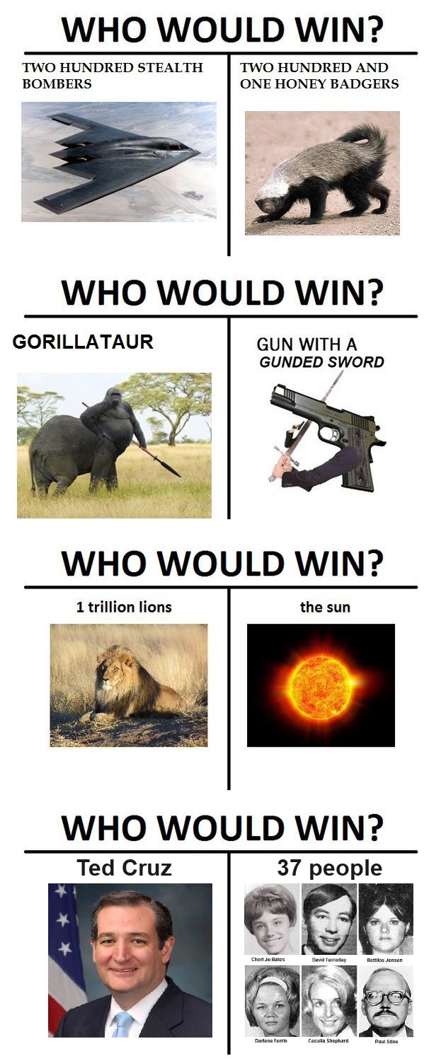 who would win - meme