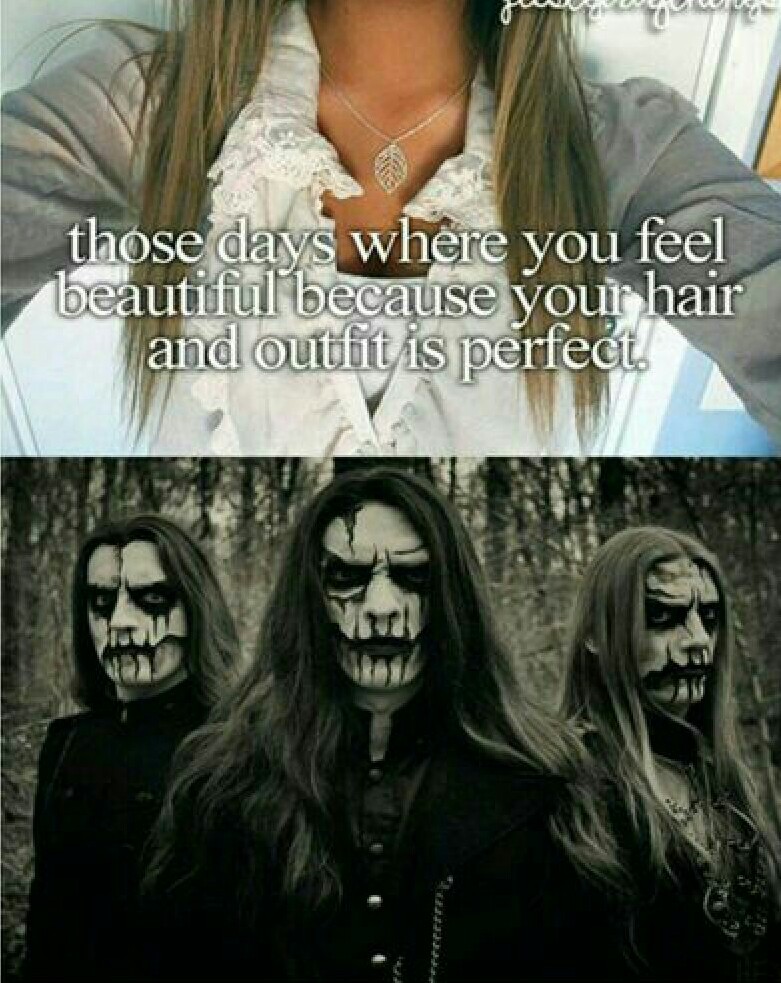 Death Metal is better than Black Metal - meme