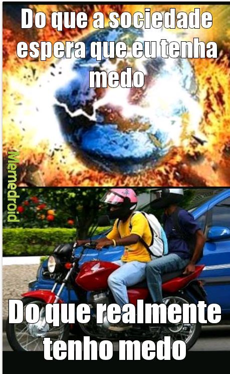 2 caras numa moto - meme