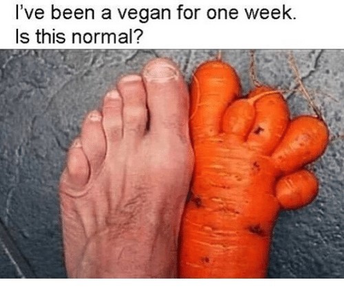 Vegan=murder - meme