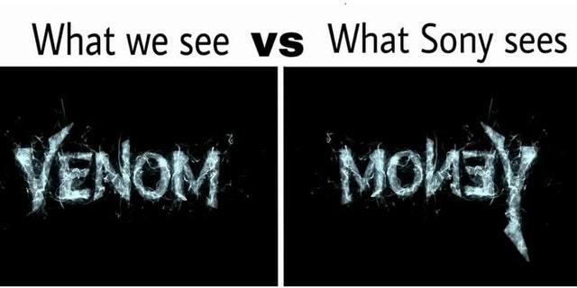What we see vs what Sony sees - meme