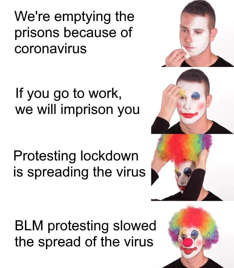 dongs in a clown - meme