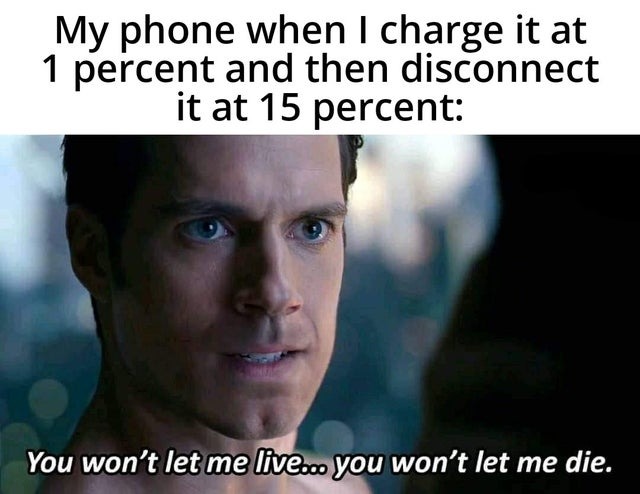 phone charge - meme