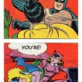 Who dares hit Batman (>_<)