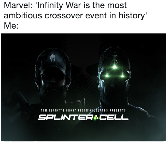 they even got michael ironside to voice sam fisher again - meme