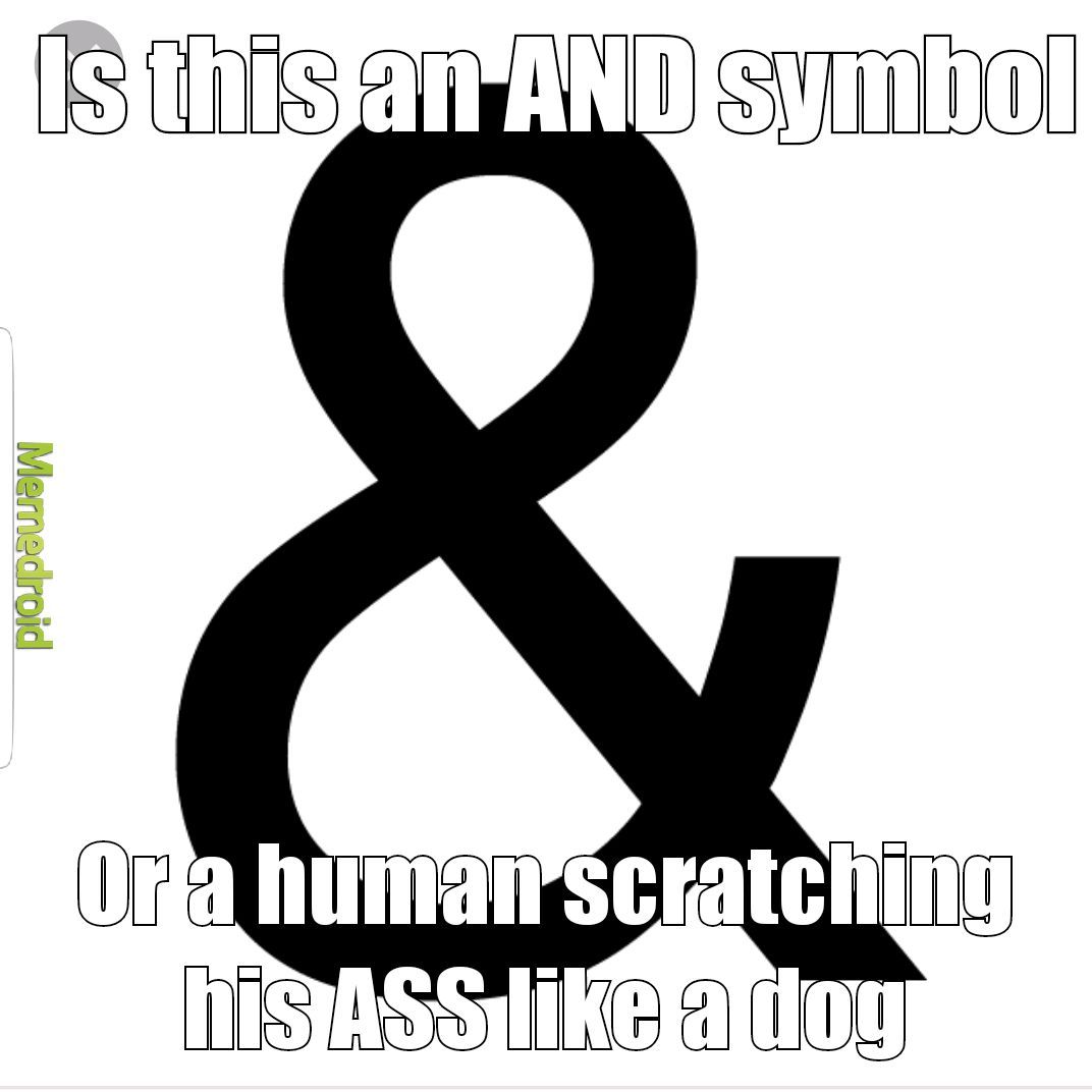 And symbol - meme